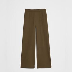 Banana Republic High-Waisted Wide-Leg Pants in Olive - Tags on